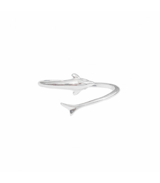 Anillo delfín ajustable