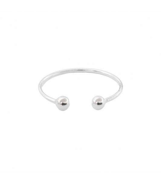 Anillo bolitas ajustable